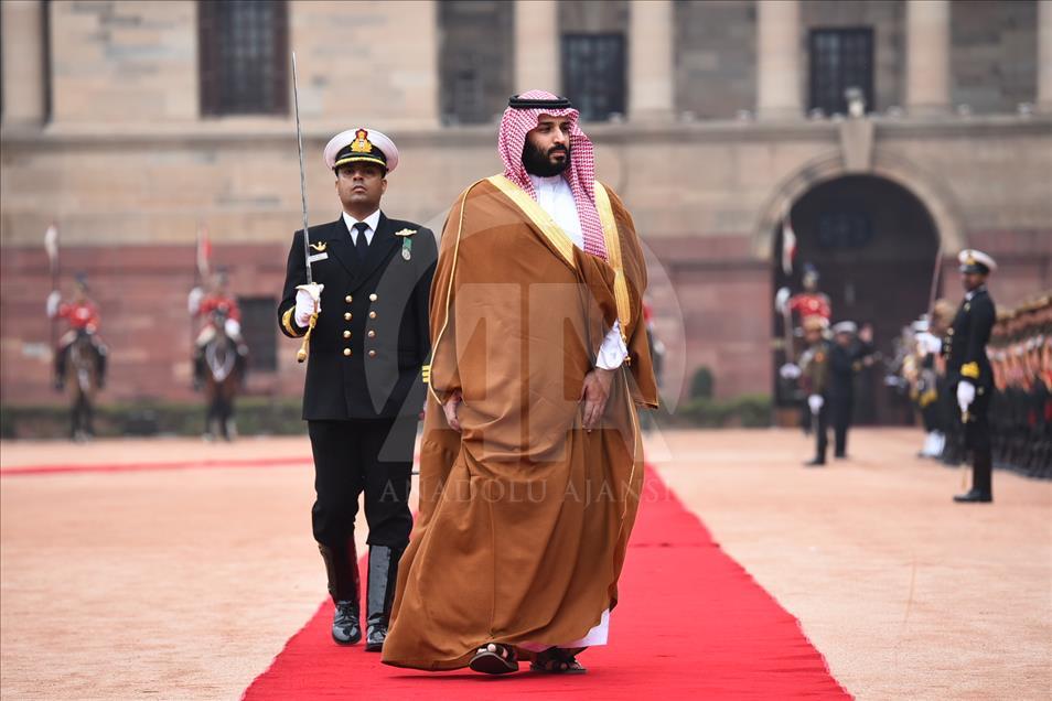 Príncipe heredero saudí de visita en India