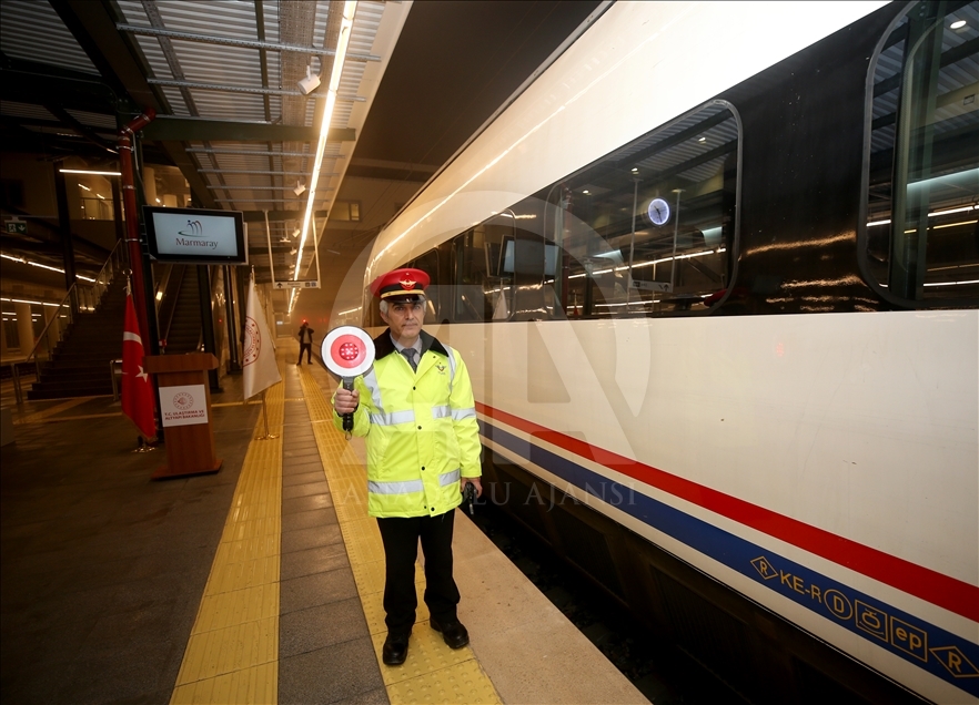 Gebze-Halkalı Marmaray Hattı'nın test sürüşleri devam ediyor