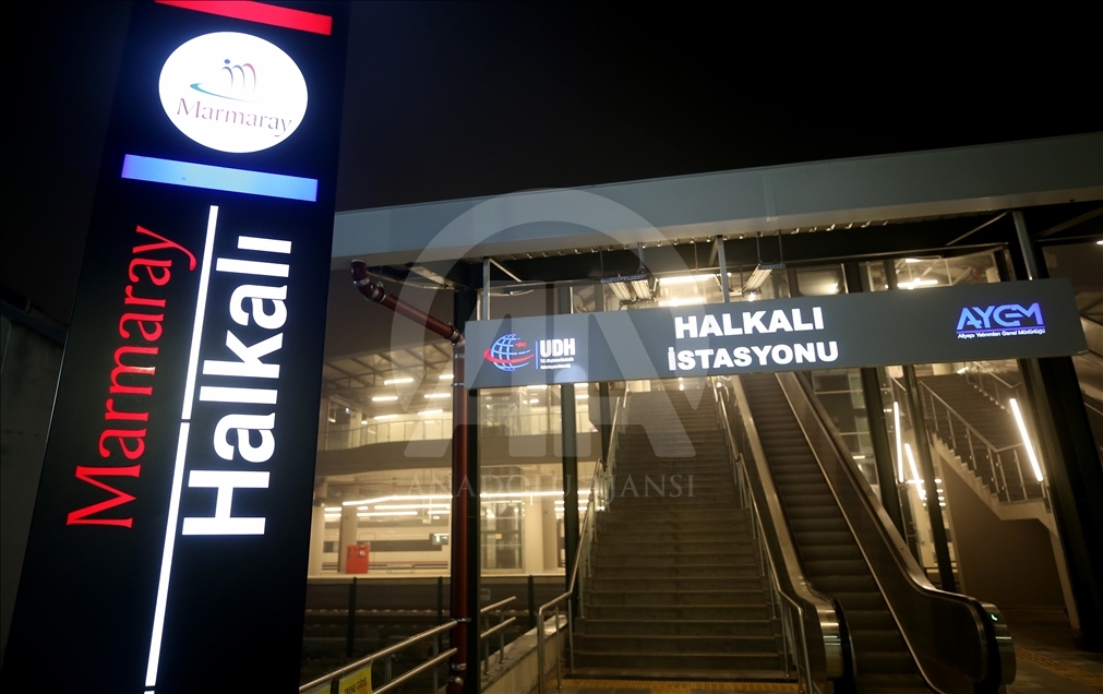 Gebze-Halkalı Marmaray Hattı'nın test sürüşleri devam ediyor