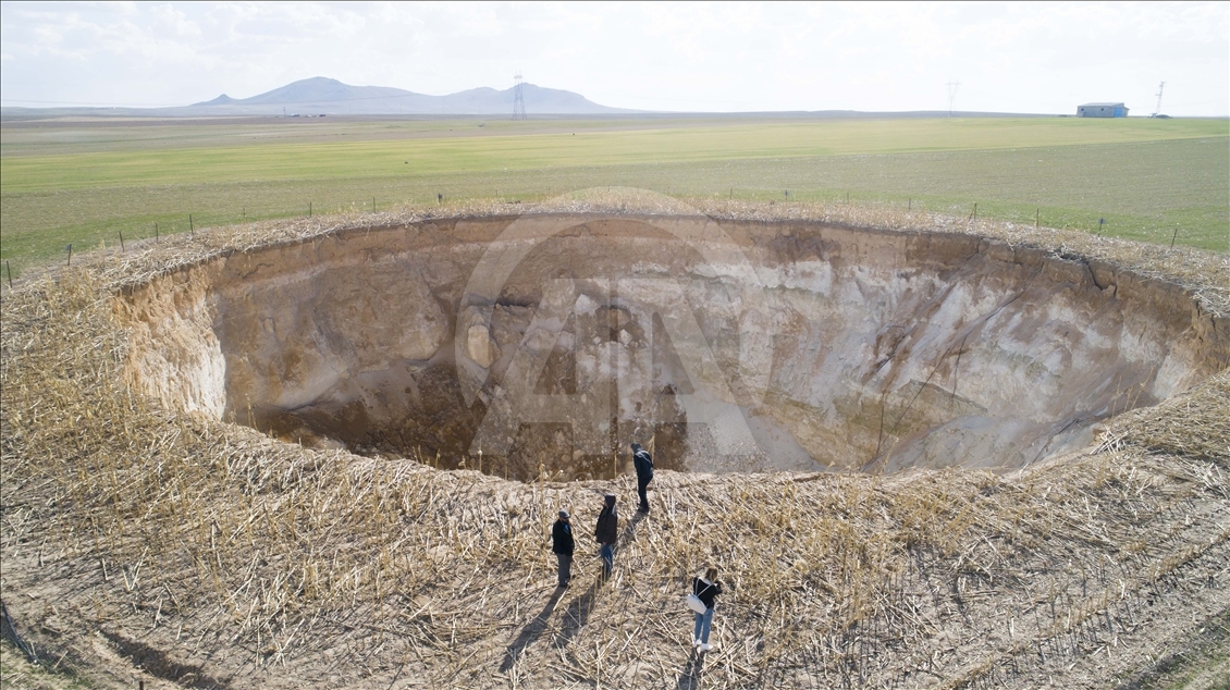 Sinkholes of Turkey's Konya