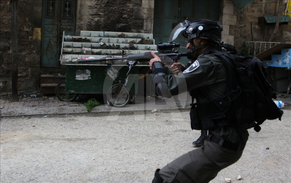 Protest in Hebron