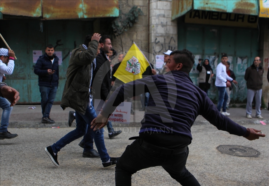 Protest in Hebron