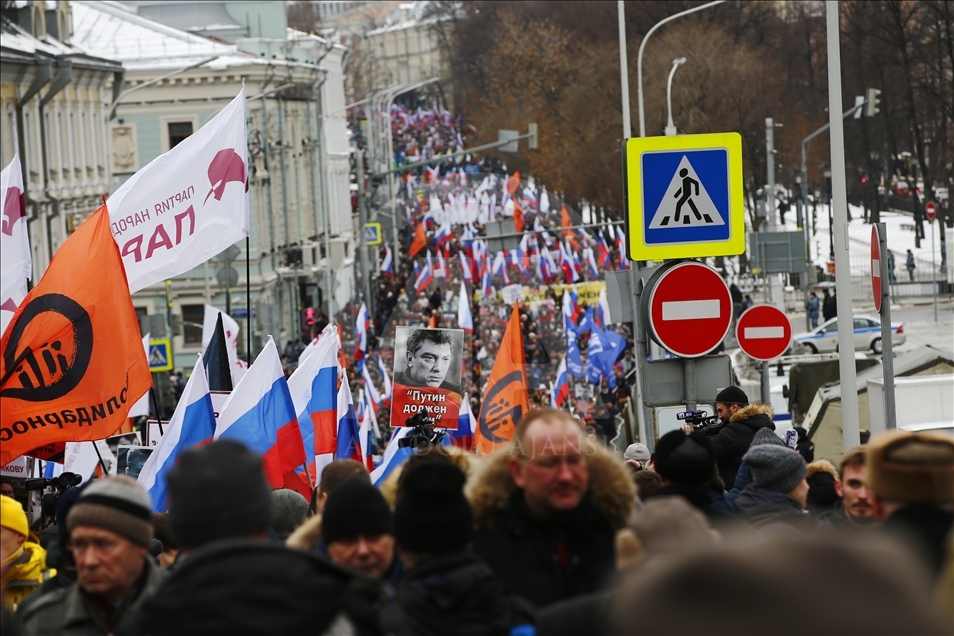 Rus muhalif Nemtsov'un öldürülmesinin 4. yılı
