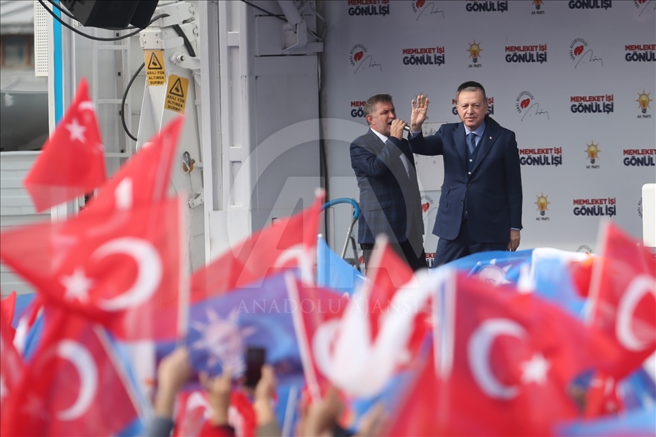 AK Parti'nin Kayseri mitingi