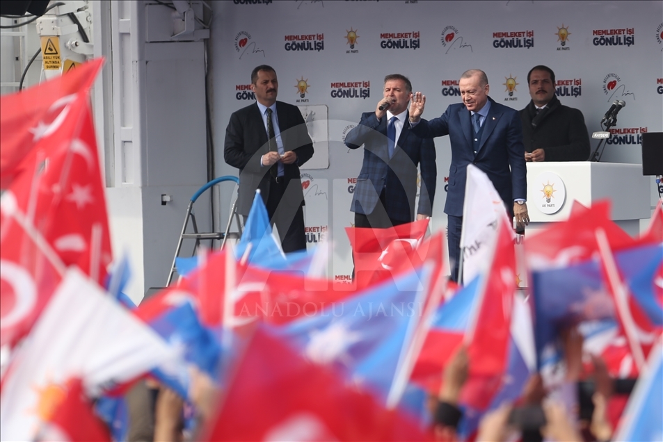 AK Parti'nin Kayseri mitingi