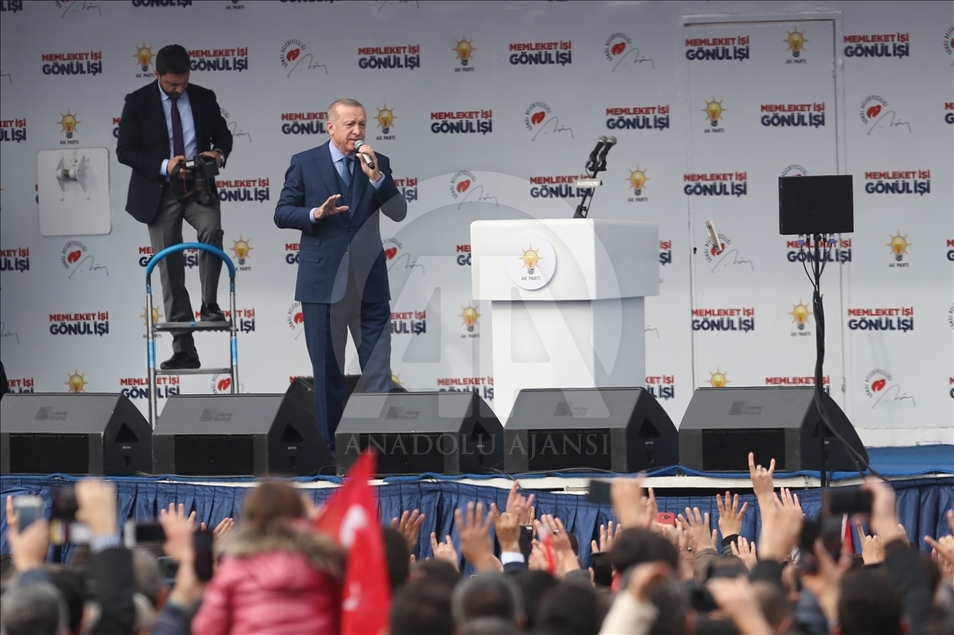 AK Parti'nin Kayseri mitingi