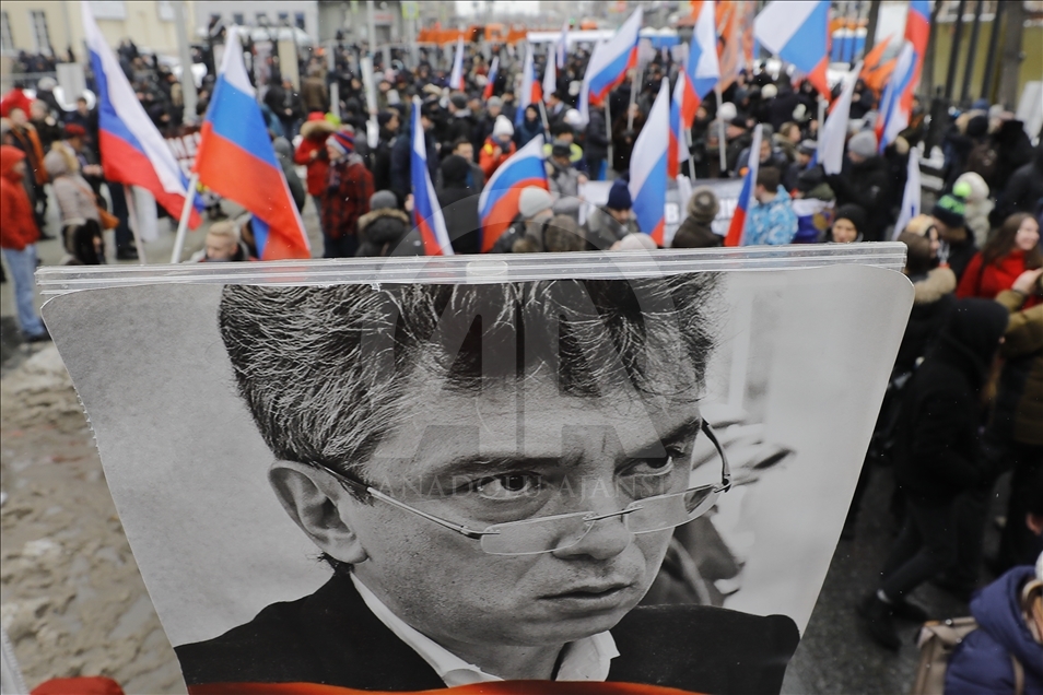 Rus muhalif Nemtsov'un öldürülmesinin 4. yılı