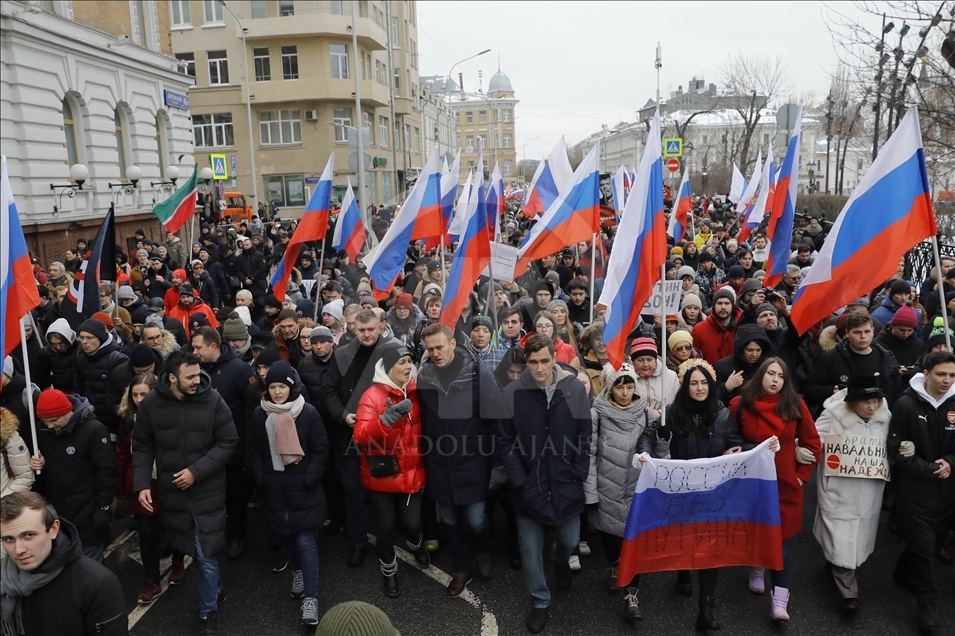 Rus muhalif Nemtsov'un öldürülmesinin 4. yılı