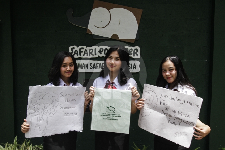 Kertas daur ulang dari kotoran gajah