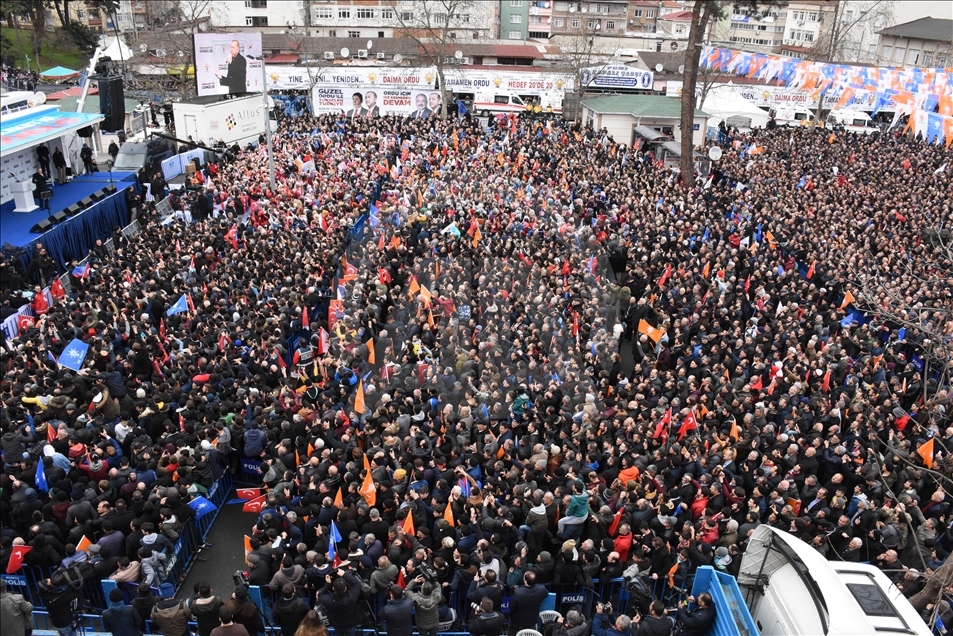 AK Parti'nin Ordu mitingi