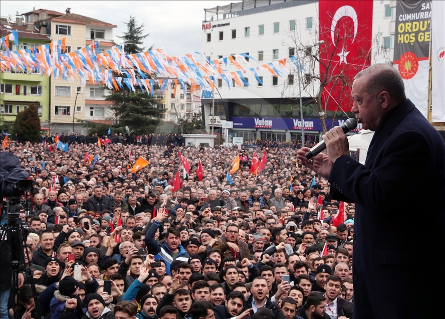 AK Parti'nin Ordu mitingi