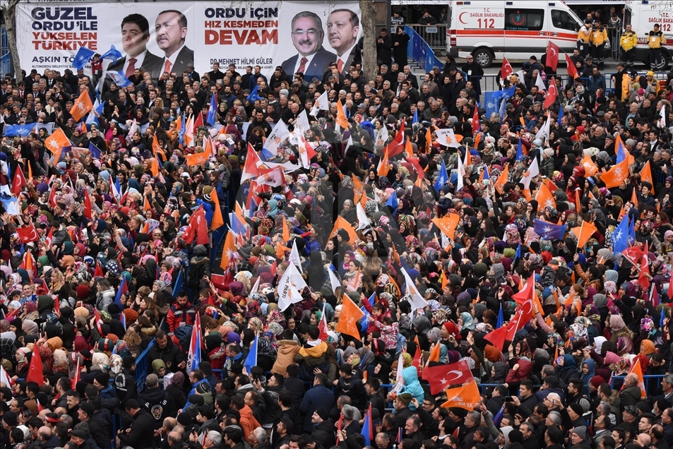 AK Parti'nin Ordu mitingi