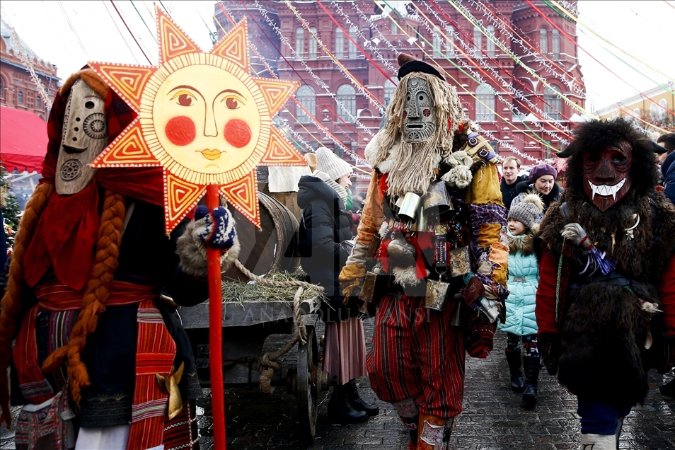 Shrovetide celebration in Moscow