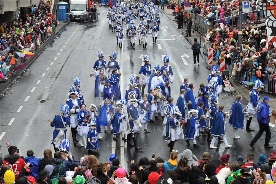 Desfile de carnaval 'Lunes de las Rosas' en Colonia, Alemania