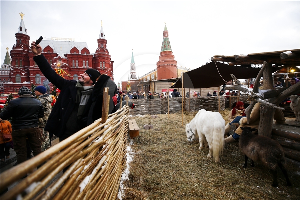 Shrovetide celebration in Moscow