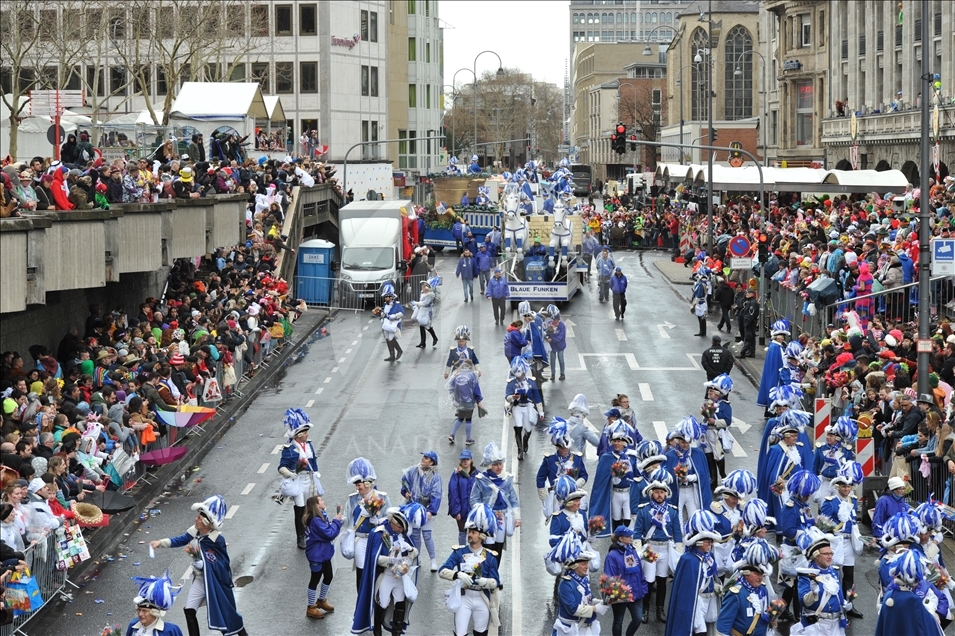 Desfile de carnaval 'Lunes de las Rosas' en Colonia, Alemania
