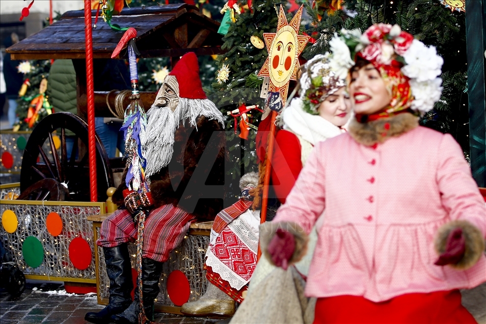 Shrovetide celebration in Moscow