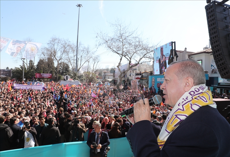 AK Parti'nin Eyüpsultan mitingi