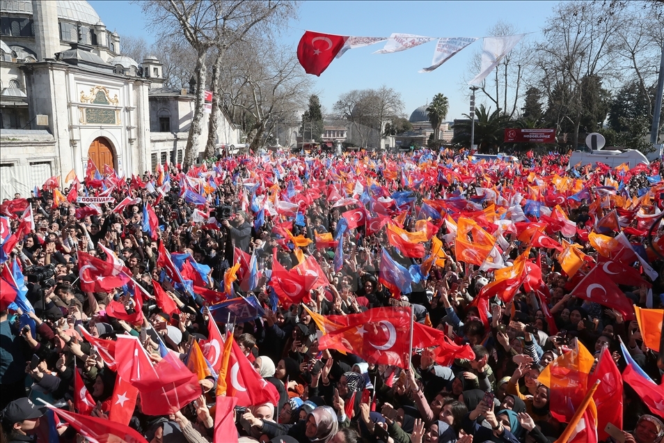AK Parti'nin Eyüpsultan mitingi