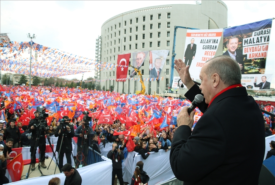 AK Parti'nin Malatya mitingi