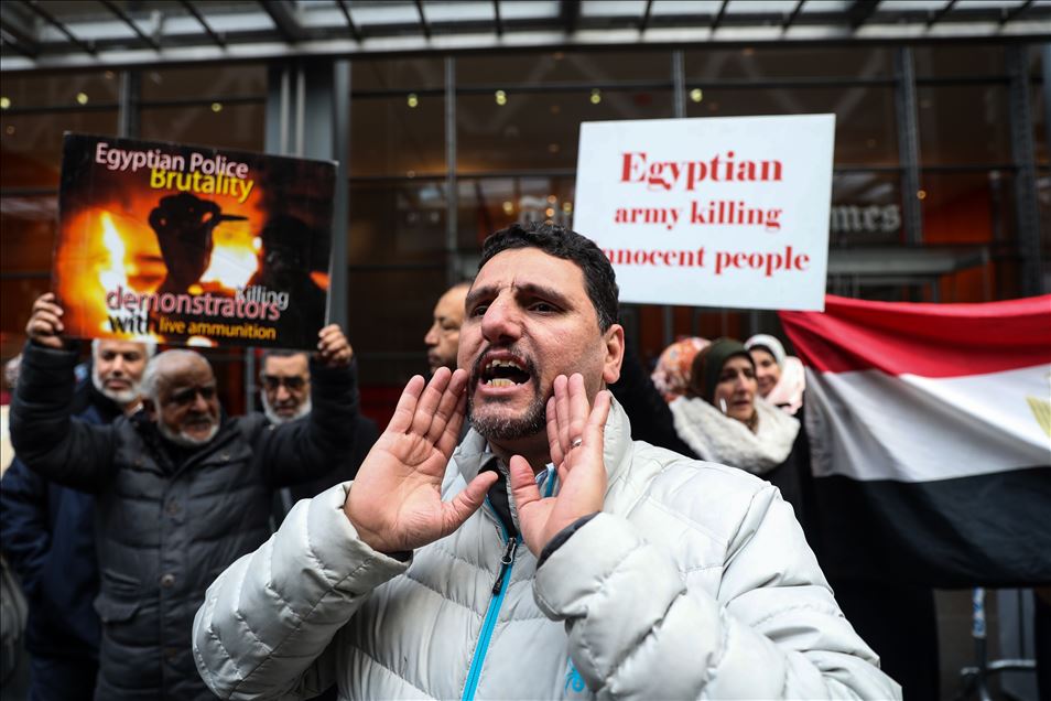 Mısır'daki idamlar New York'ta protesto edildi
