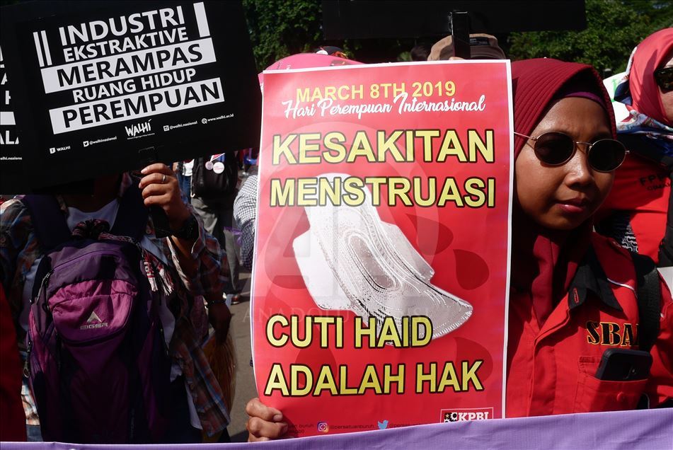 Hari Perempuan Internasional Di Jakarta - Anadolu Ajansı