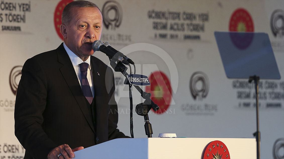 Cumhurbaşkanı Erdoğan, Göbeklitepe Ören Yeri Resmi Açılış Töreni'ne katıldı