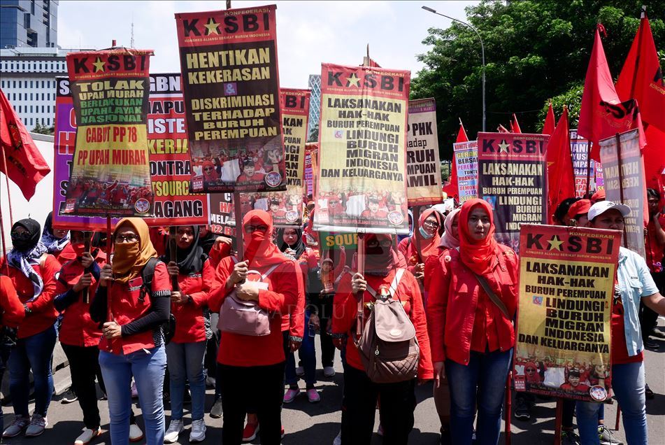 Hari Perempuan Internasional Di Jakarta - Anadolu Ajansı