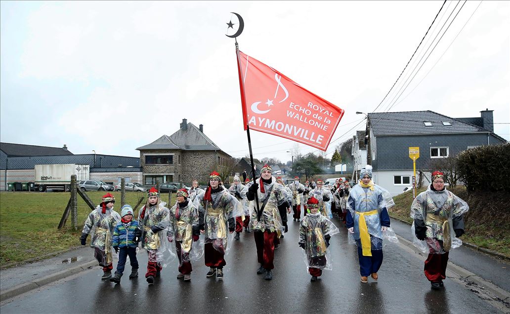 Belçika'nın "Türk köyü"nde karnaval coşkusu 