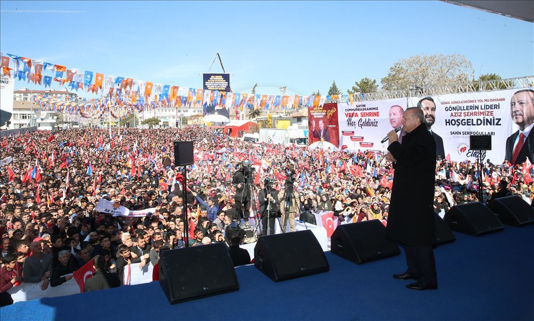 Cumhurbaşkanı Erdoğan Elazığ'da