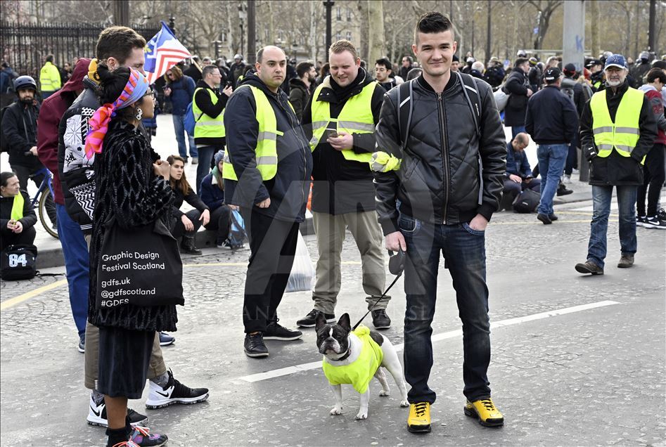 17th Yellow vest demonstration in Paris