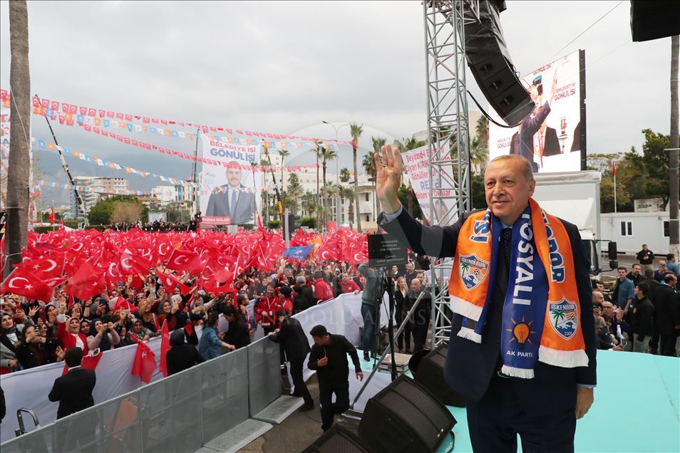 AK Parti'nin Hatay mitingi