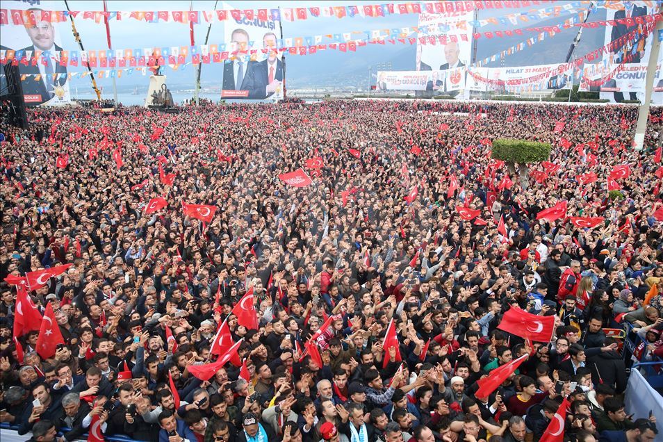 AK Parti'nin Hatay mitingi