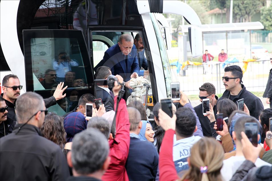 Cumhurbaşkanı Erdoğan Adana'da