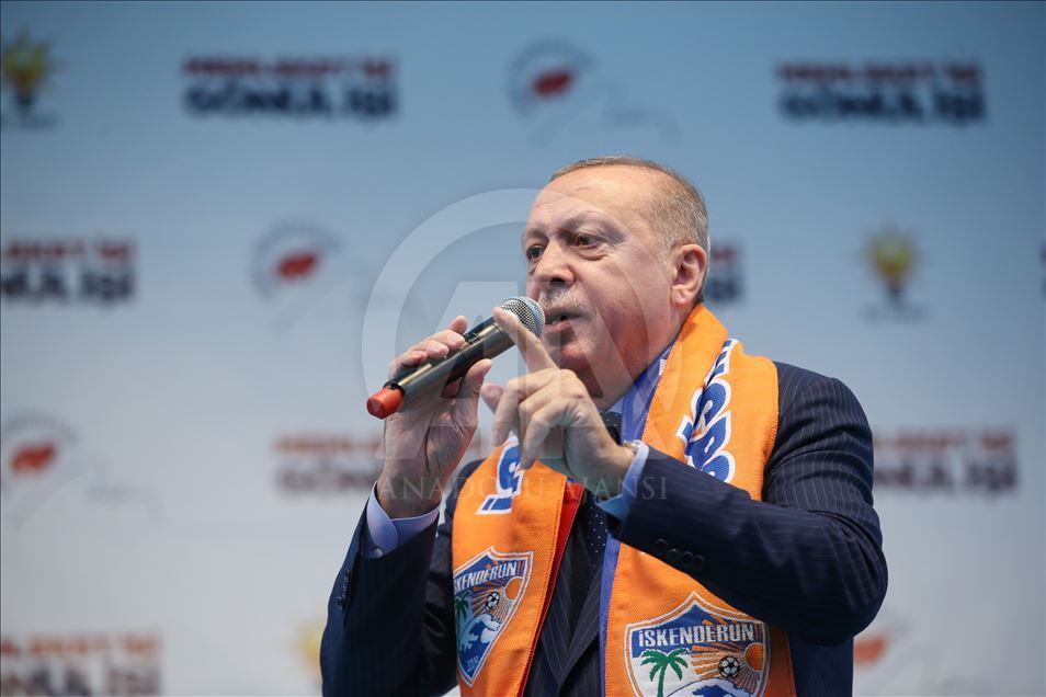 AK Parti'nin Hatay mitingi