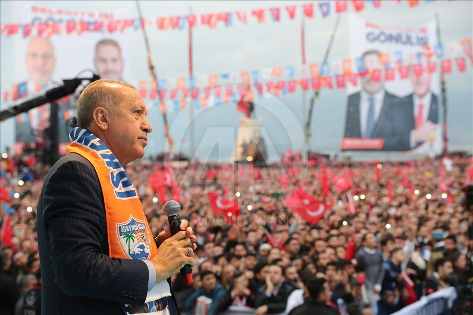 AK Parti'nin Hatay mitingi