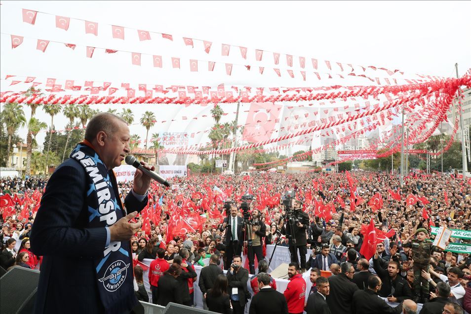 AK Parti'nin Adana mitingi