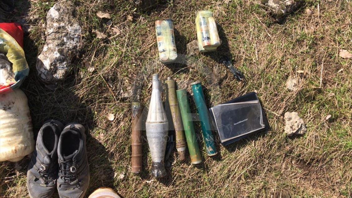 PKK'lı teröristlerin el yapımı patlayıcı şeması bulundu