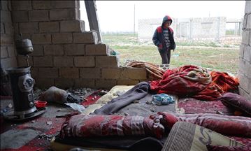 Idleb : Un camp de réfugiés bombardé