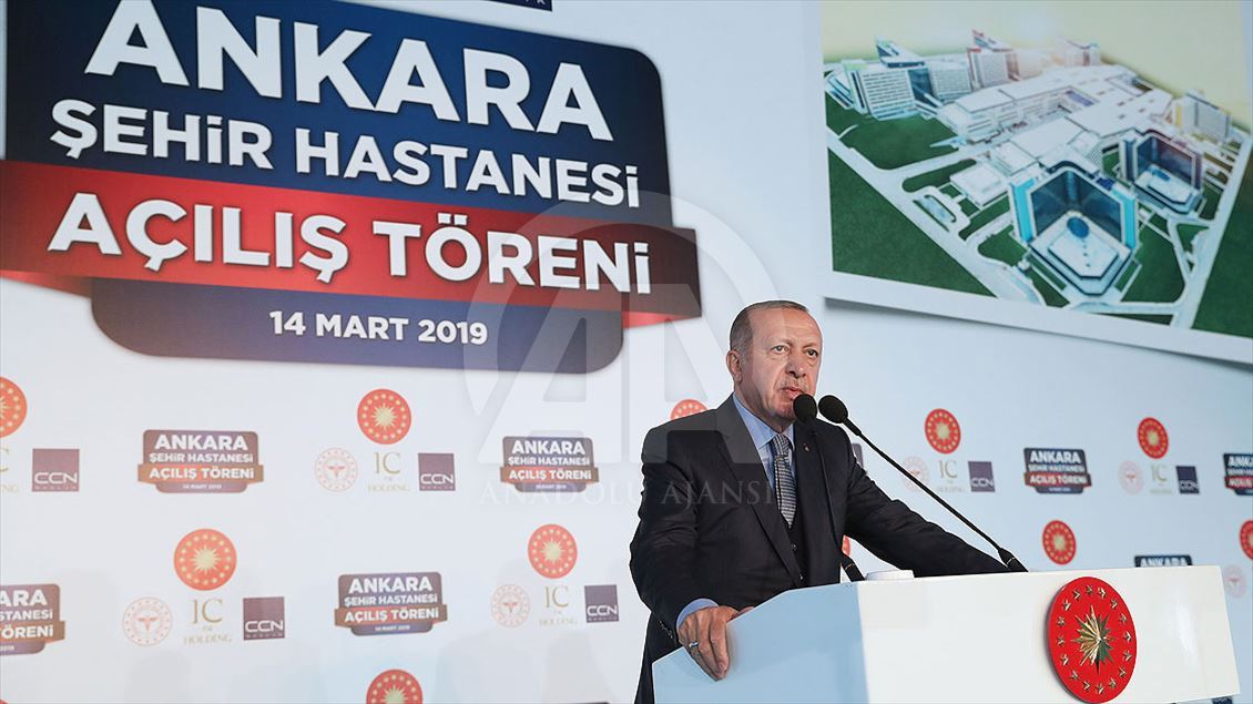 Cumhurbaşkanı Erdoğan, Ankara Şehir Hastanesi Açılış Töreni'ne katıldı