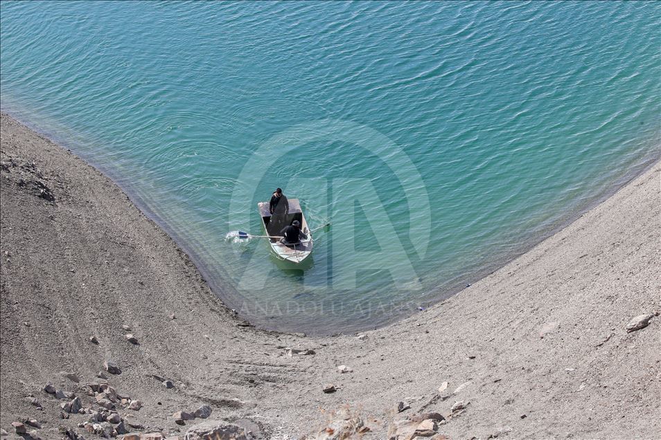 Qeşaya golê heliya, masîgir masiyan digrin