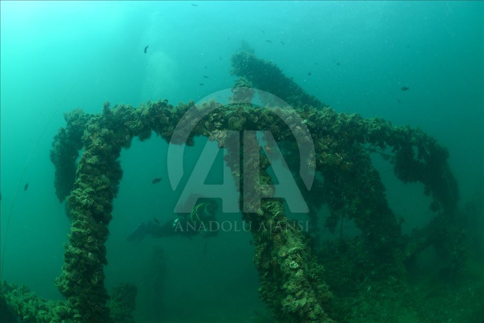 Sunken warships of Dardanelles for diving tourism