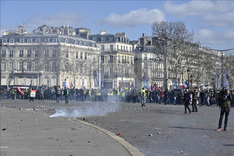 18th Yellow vest demonstration in Paris