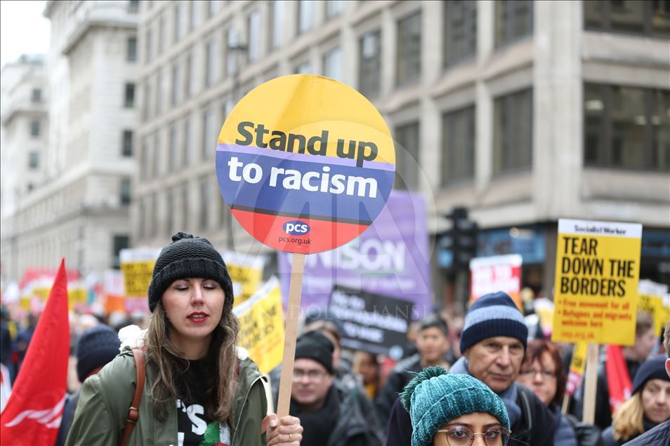 Londra'da Yeni Zelanda'daki terör saldırıları protesto edildi