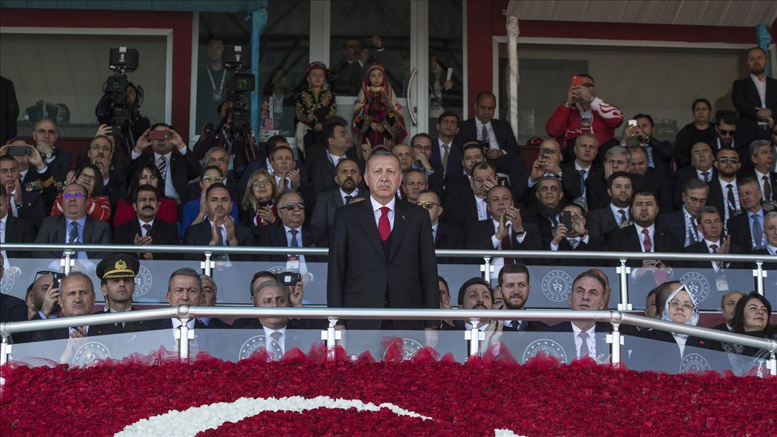 حضور اردوغان در مراسم گرامیداشت 18 مارس، روز شهدا و صد و چهارمین پیروزی چناق قلعه
