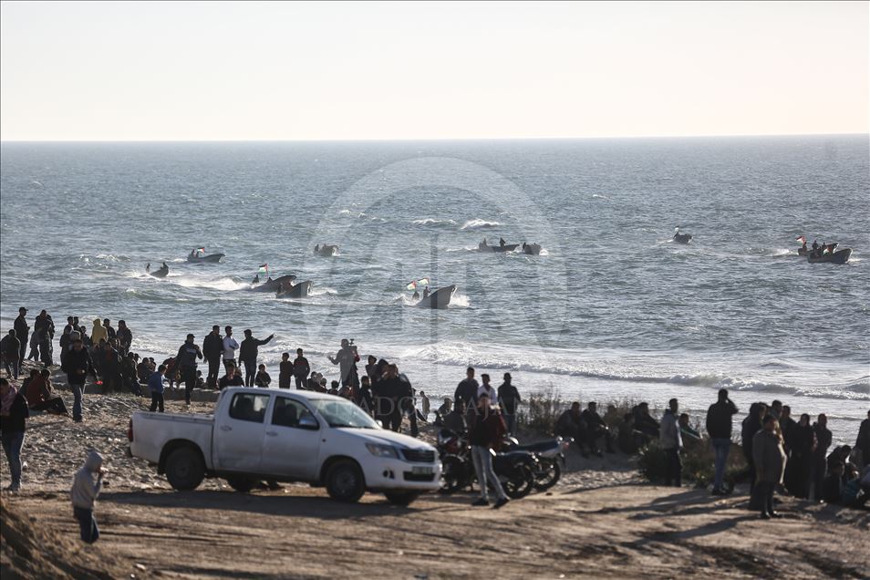 Gazze'de 'deniz eylemleri'