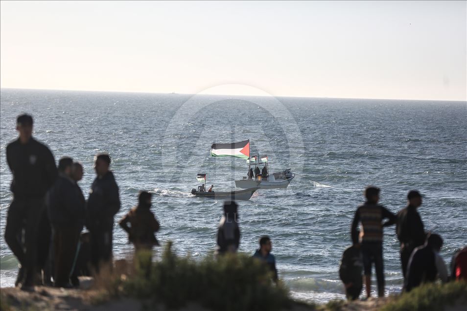 Gazze'de 'deniz eylemleri'