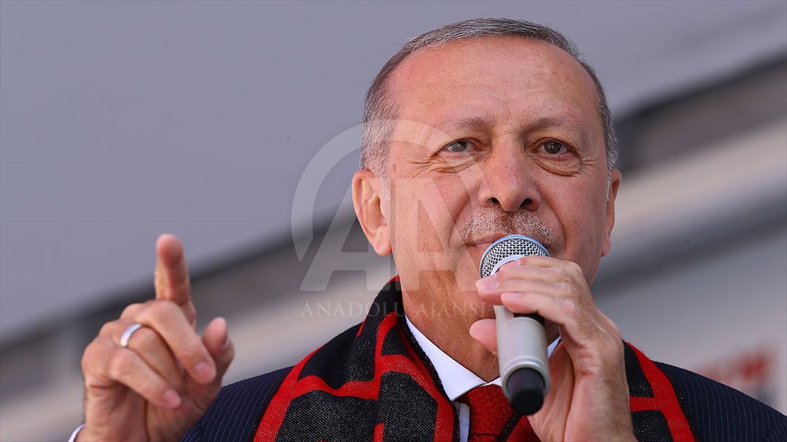 Cumhurbaşkanı Erdoğan, AK Parti'nin Eskişehir mitingine katıldı