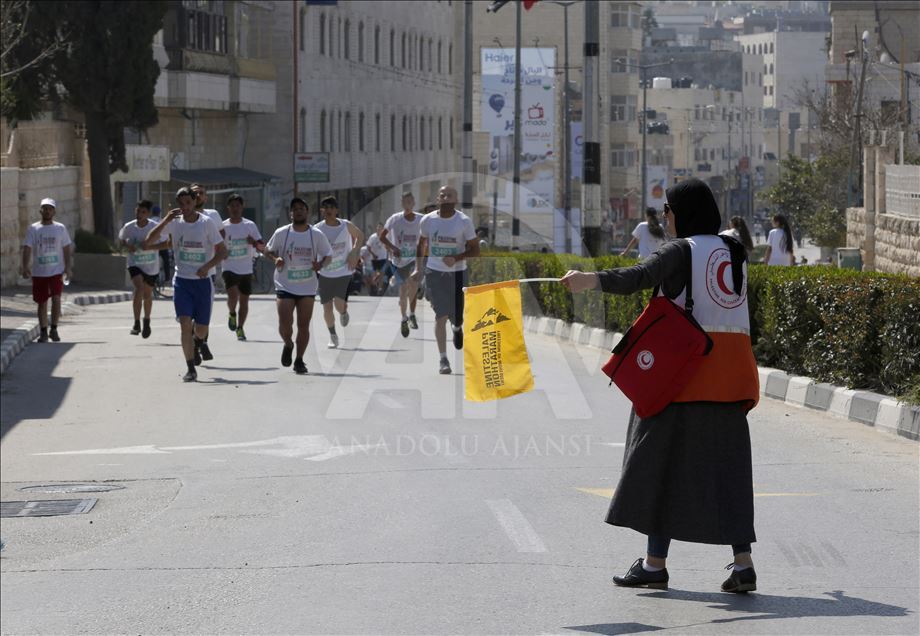 هفتمین دوره مسابقه بین المللی دو ماراتون فلسطین برگزار شد