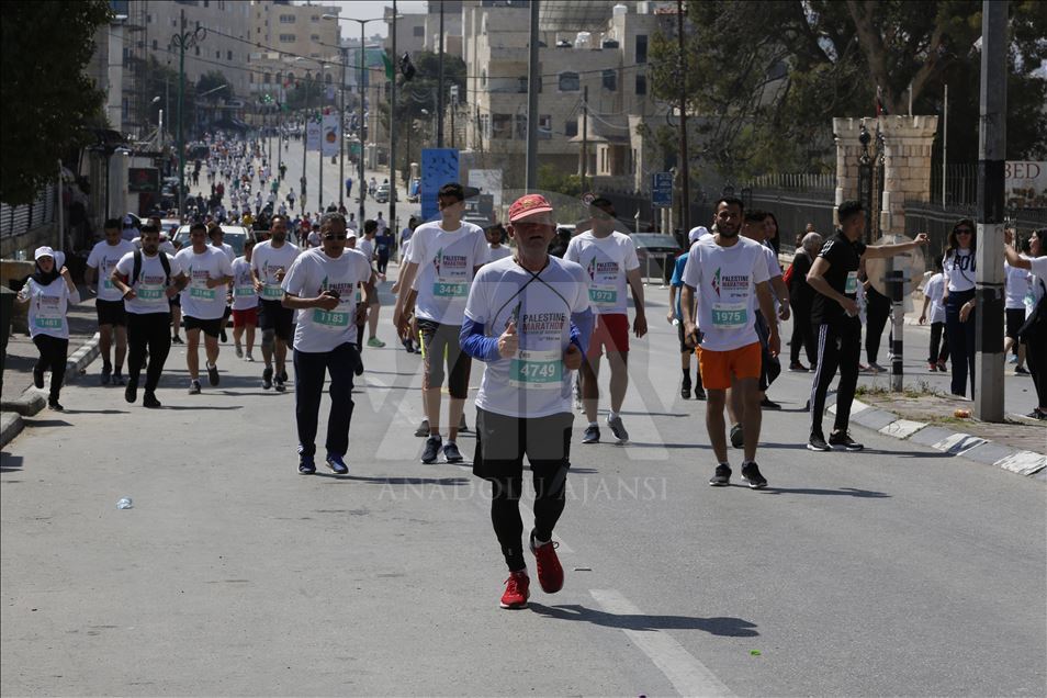 هفتمین دوره مسابقه بین المللی دو ماراتون فلسطین برگزار شد